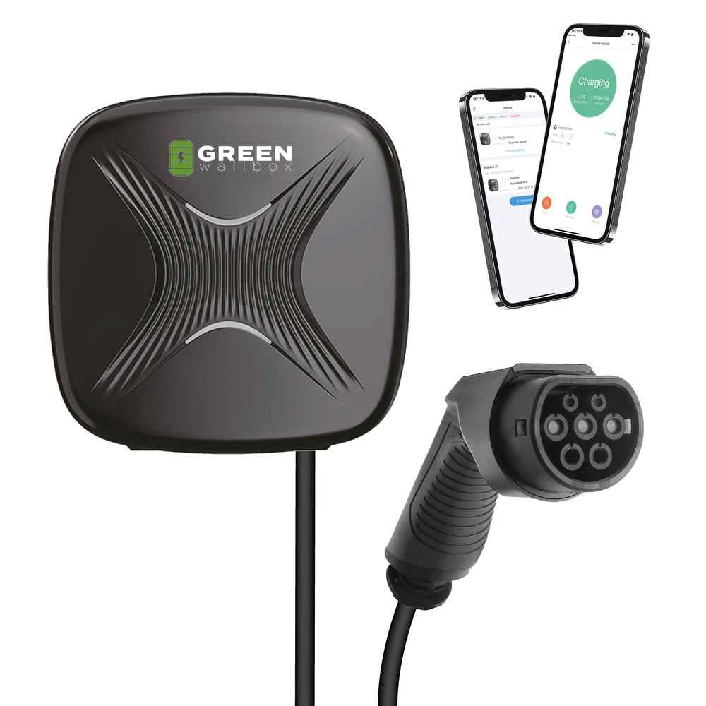 Green Wallbox Smart 11kW with Type 2 cable